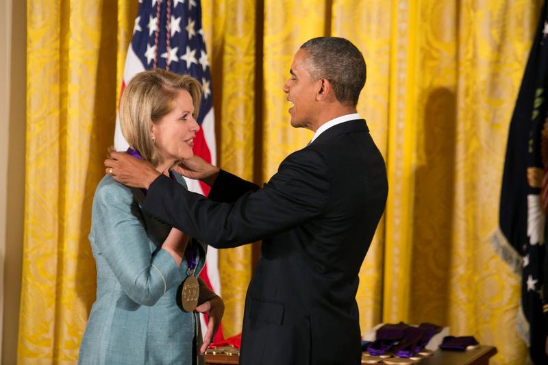President Obama gives Renée Fleming a 2012 National Medal of Arts