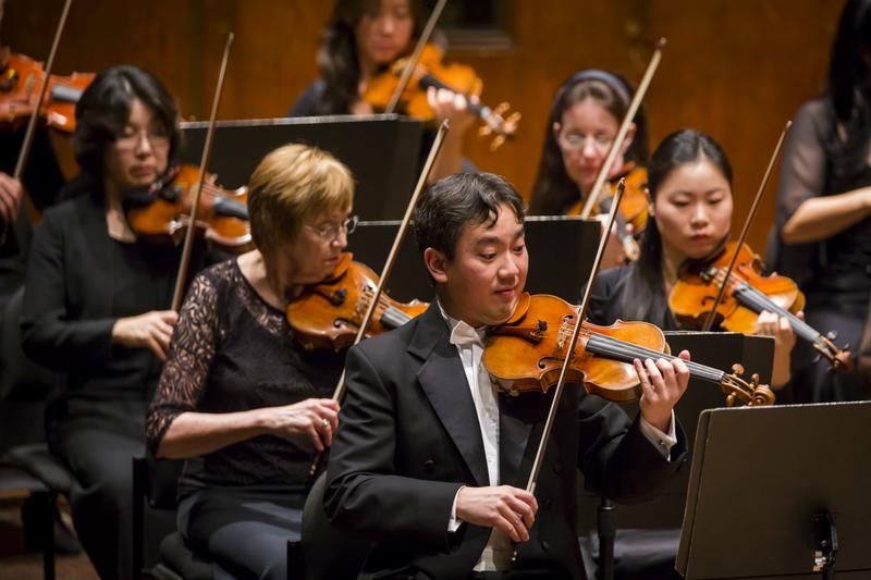 Frank Huang, the concertmaster of the New York Philharmonic.