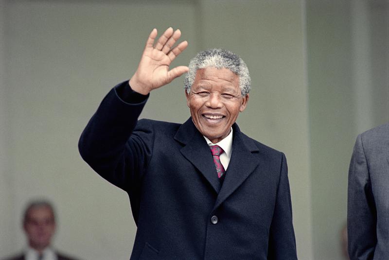 Nelson Mandela in 1990