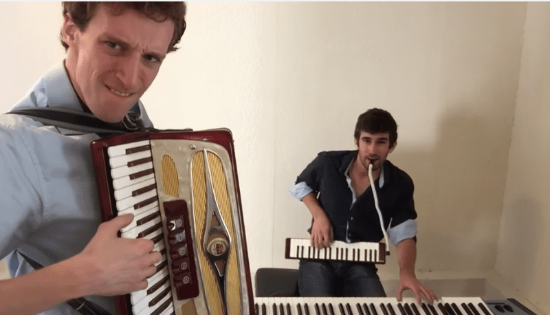 The Melodica Men, doing what they do best.