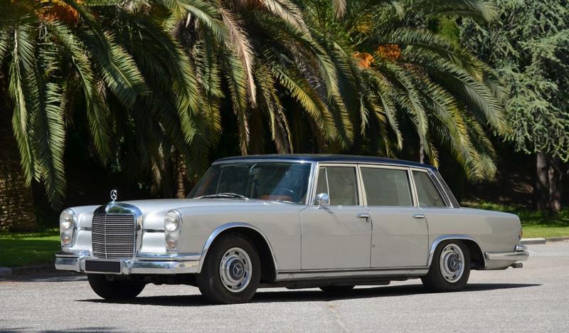 The Mercedes-Benz 600 limousine that once belonged to Maria Callas