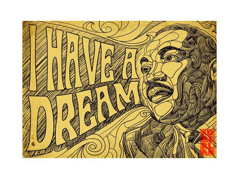 martin luther king i have a dream speech drawing - alysinrunnerland