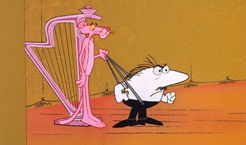 The Pink Panther in 'Pink, Plunk, Plink.'