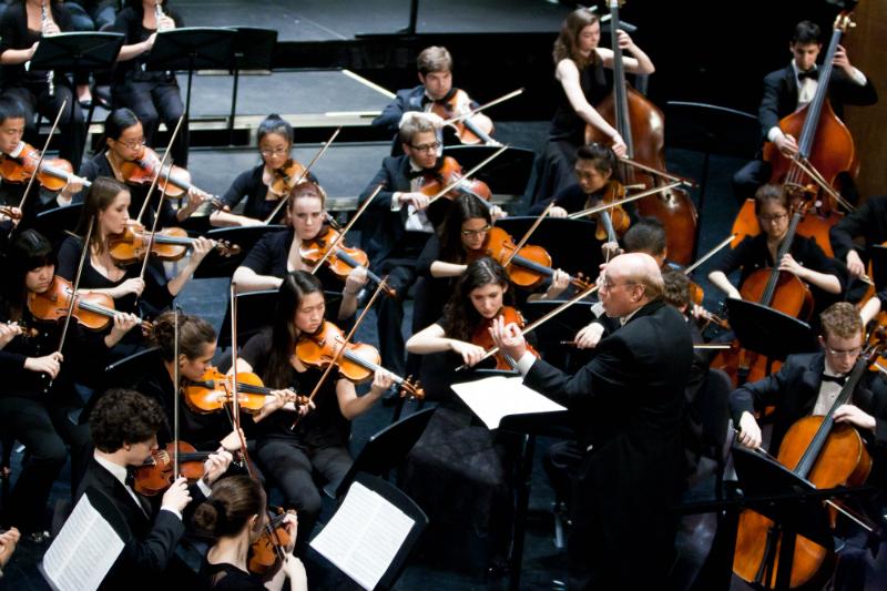 Jonathan Strasser and the MSM Precollege Philharmonic Orchestra