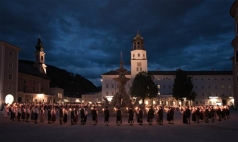 The opening of the 2012 Salzburg Festival in Salzburg, Austria