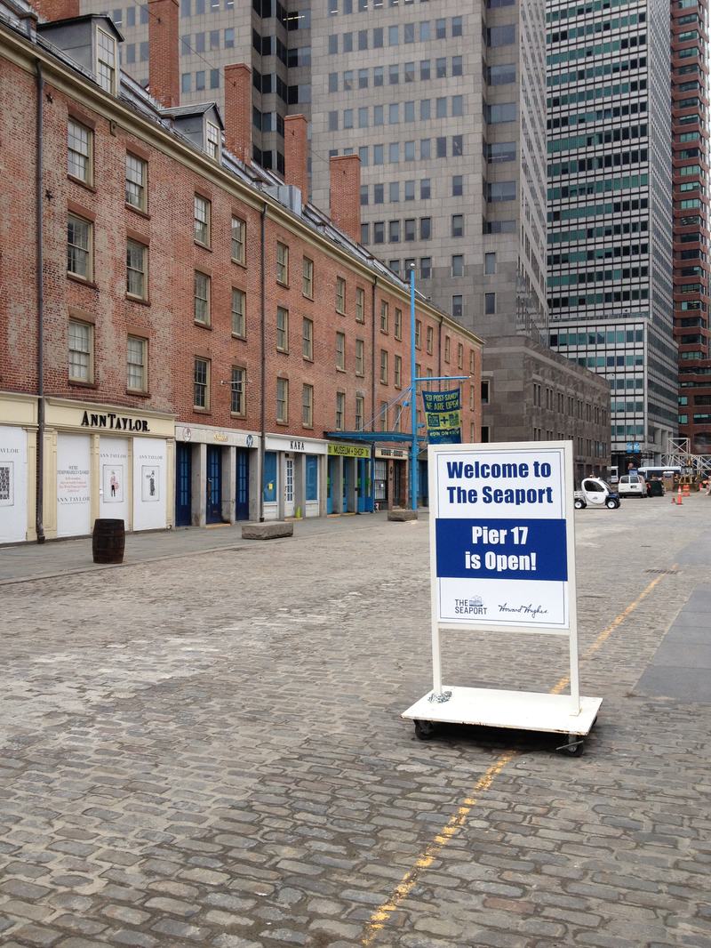 Some small businesses, like those at South Street Seaport in Manhattan, remained closed for months after Sandy. 