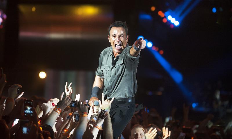 Bruce Springsteen performs in Rio in 2013.