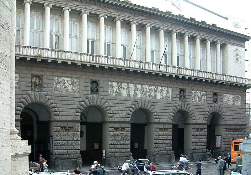 The Real Teatro di San Carlo in Naples, Italy.