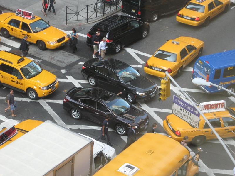 Traffic during a U.N. General Assembly meeting 