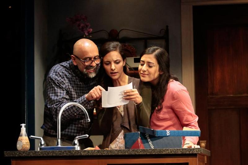 Bernard White, Tala Ashe and Nadine Malouf in Ayad Akhtar's 'The Who & The What.'
