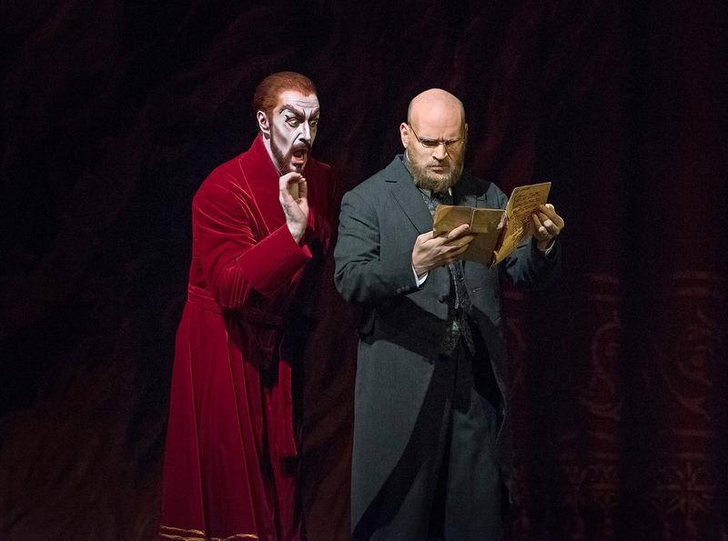 Christian Van Horn in the title role and Michael Fabiano as Faust in Boito's "Mefistofele."