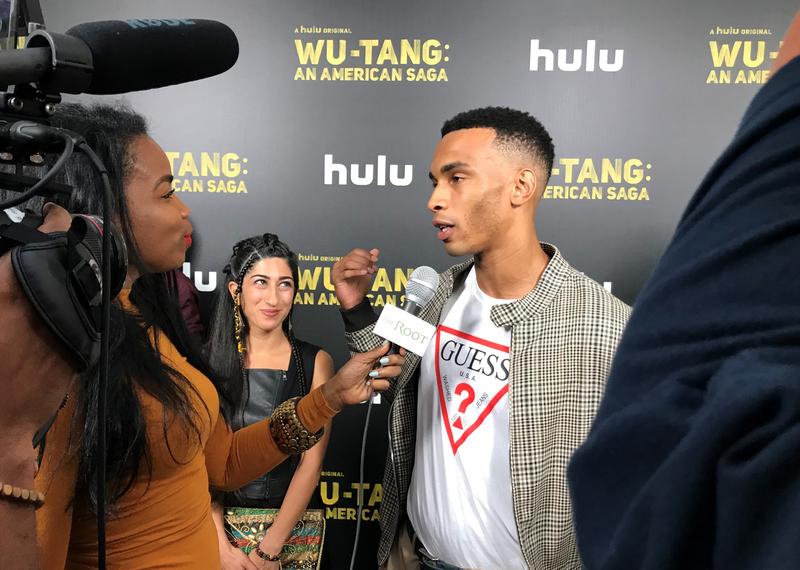 Actor Juan Elijah Martinez, who portrays Mitchell Diggs, aka Divine, at the series premiere.