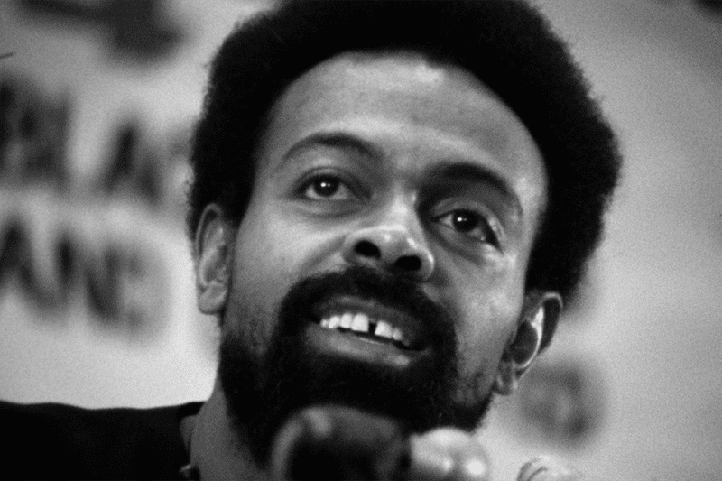 Activist Amiri Baraka at the National Black Political Convention in 1972.