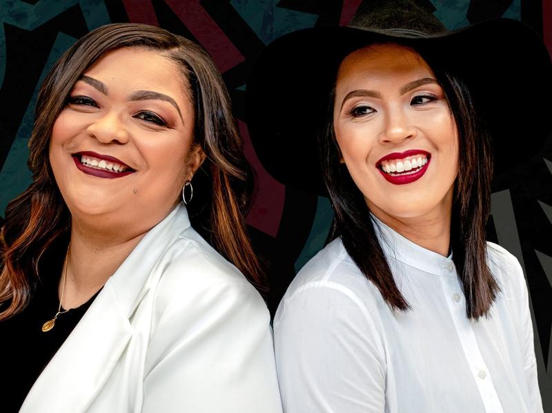 Dr. Regina N. Bradley and Christina Lee, hosts of <em>Bottom of the Map</em>.