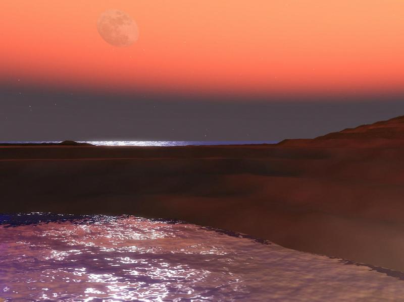 A view of Second Life.