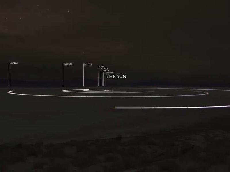 Planets Transit The Desert In 7 Mile Scale Model Of The