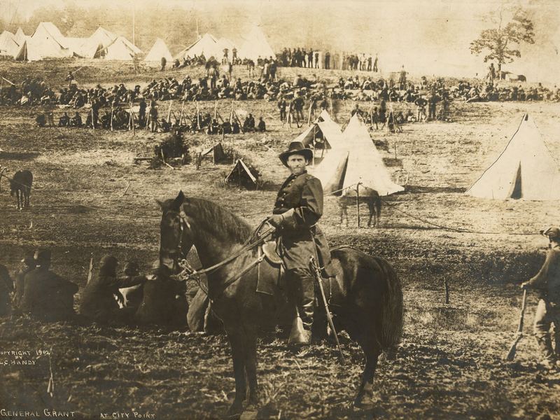 <em>General Grant at City Point,</em> created circa 1902