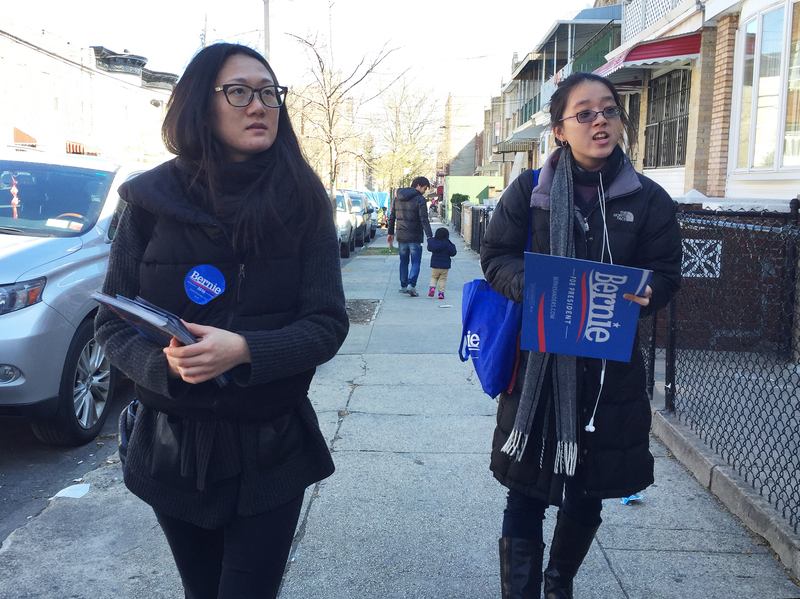 New York primary: Bernie Sanders returns home to Brooklyn