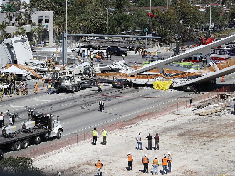 Pedestrian Bridge Collapse Death Toll Rises To 6 In Miami Dade