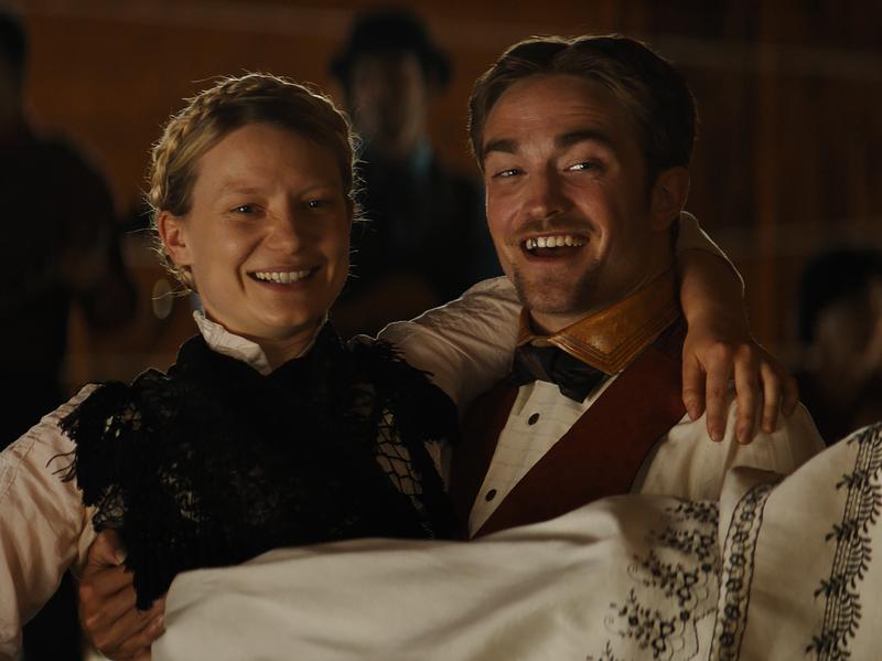 Itchy Trigger Figures: Penelope (Mia Wasikowska) and Samuel (Robert Pattinson) in the Zellner Brothers' Western farce <em>Damsel.</em>