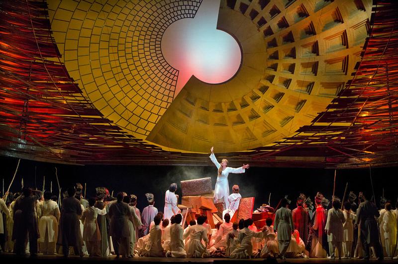 A scene from Berlioz's 'Les Troyens' at the Met, which has seen multiple cancellations this season.