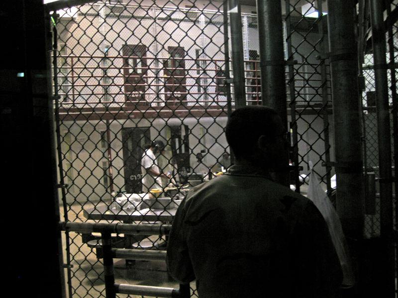 Photo reviewed by US military officials shows a recreation area in Camp VI in Guantanamo Bay where 70 prisonners are detained on Guantanamo October 23, 2010.