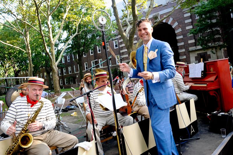 Michael Arenella and his Dreamland Orchestra are an annual fixture at the Jazz Age Lawn Party on Governors Island.