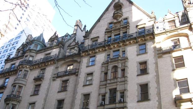 The Dakota, the building where John Lennon lived on Central Park West. He was killed just outside.