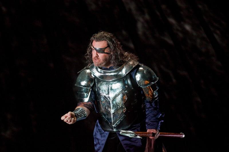 Bryn Terfel as Wotan in the Met Opera production of Wagner's <em>Die Walküre</em>