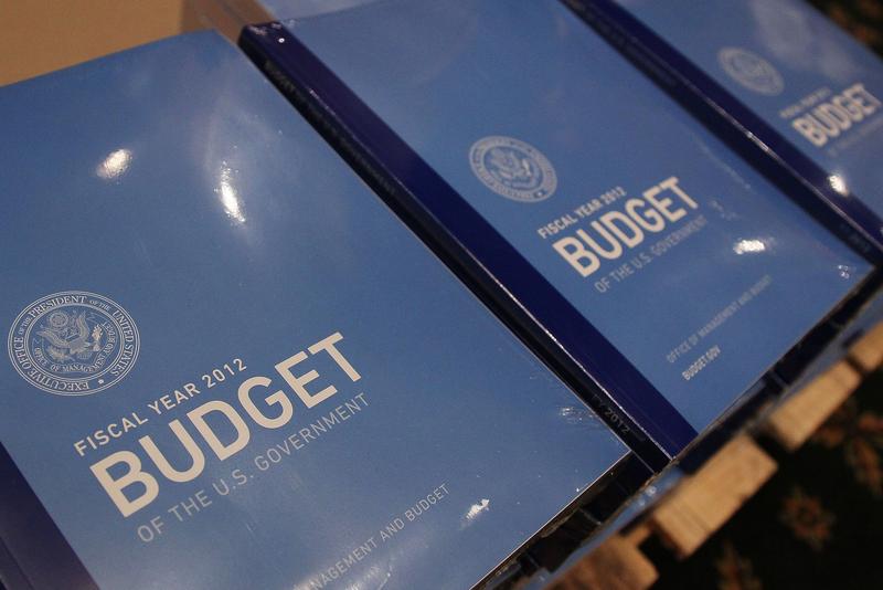 Copies of the administrations 2012 Budget proposal at the Senate Budget Committee on February14, 2011 in Washington, DC. 