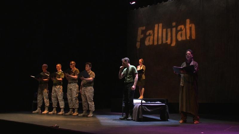 Scene from the opera 'Fallujah'