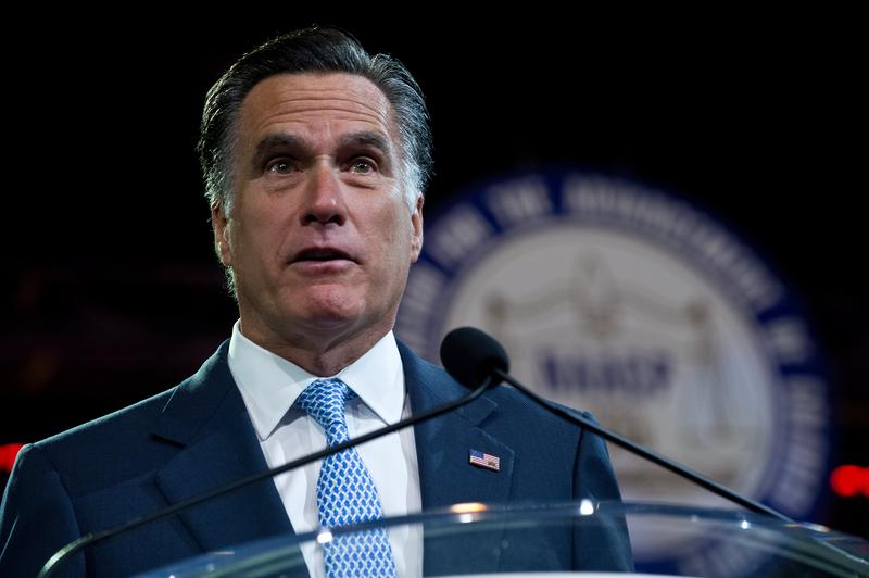 Mitt Romney addressed the NAACP's annual meeting on July 11, 2012.