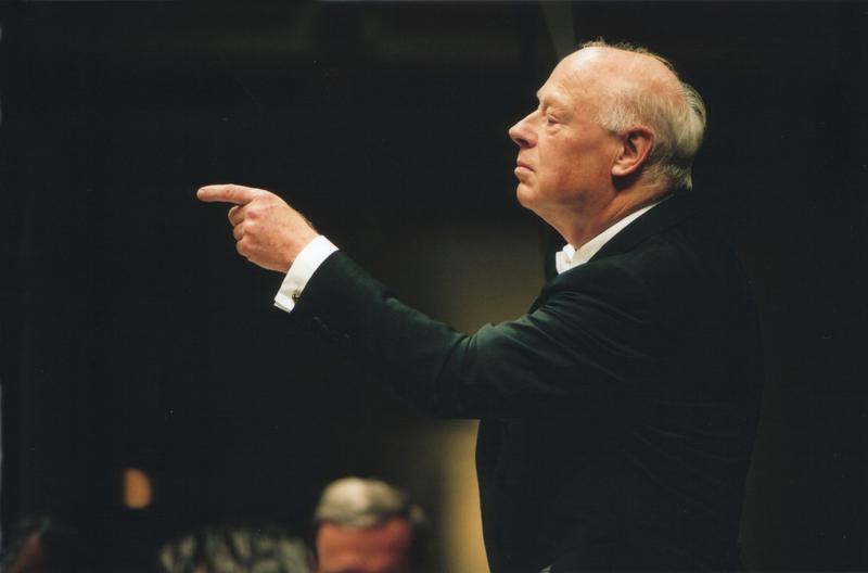 Conductor Bernard Haitink.
