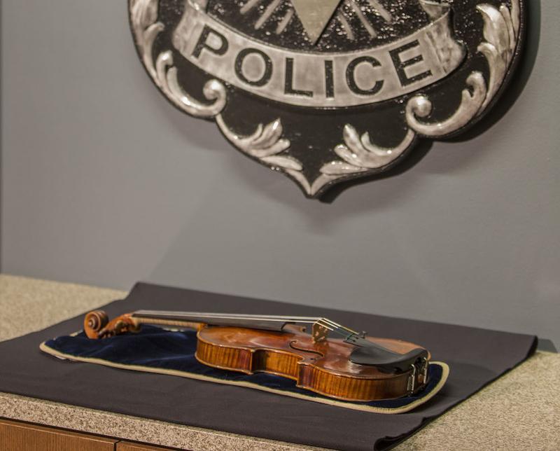 The 300-year-old Stradivarius violin that was taken from the Milwaukee Symphony Orchestra's concertmaster in an armed robbery.