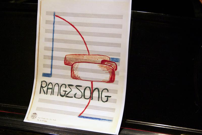 The score to Lou Harrison's 'Range Song.'