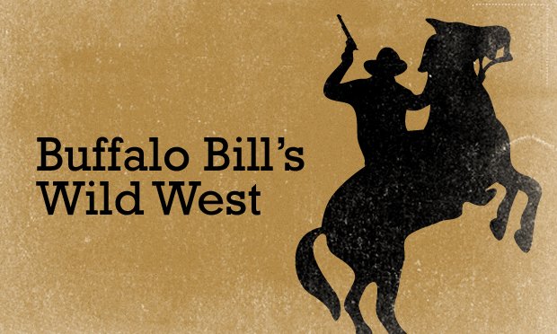 BUFFALO BILL CODYS OLD WILD WEST WESTERN SHOW 8X10 PHOTO POSTER & SITTING BULL 