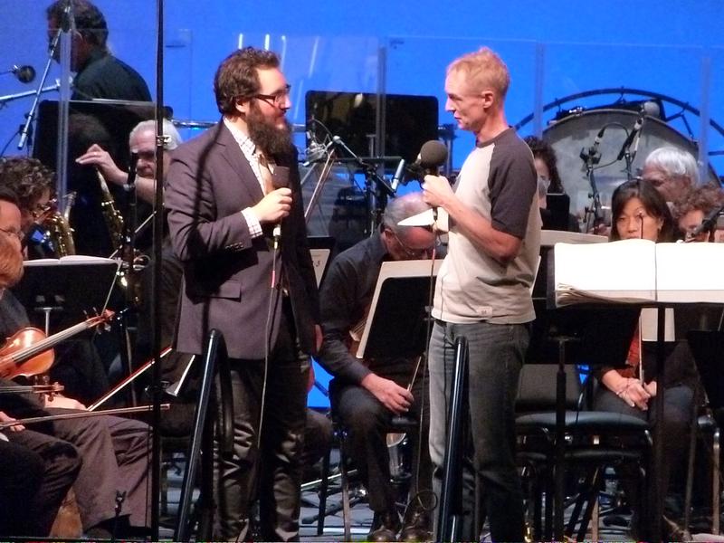 WNYC's John Schaefer interviews composer Judd Greenstein at Brookfield Place October 16, 2015