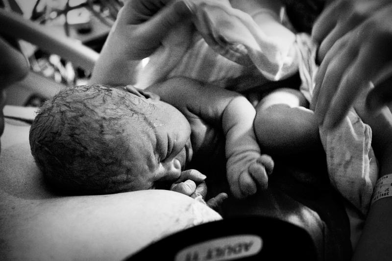 The happiness around childbirth can sometimes make it hard to talk about the grit involved in the delivery.