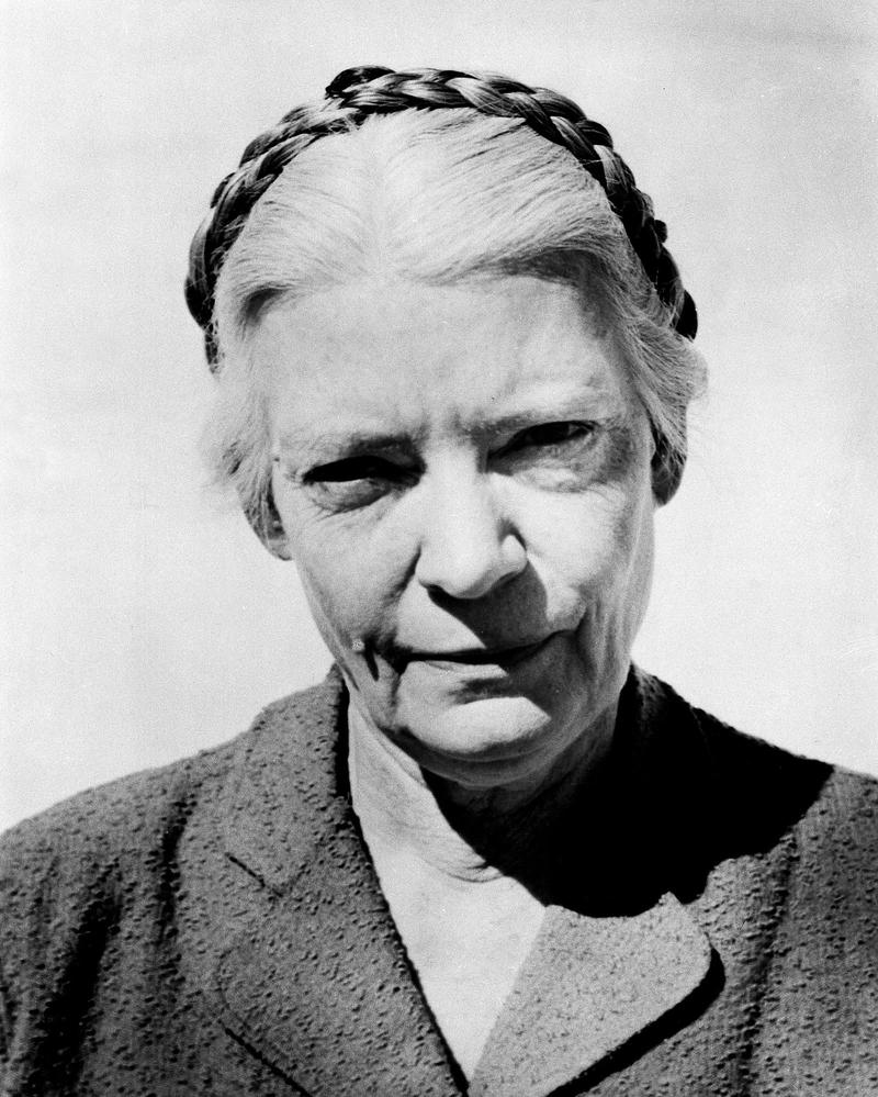 Dorothy Day, publisher of "The Catholic Worker," is shown circa 1960. 