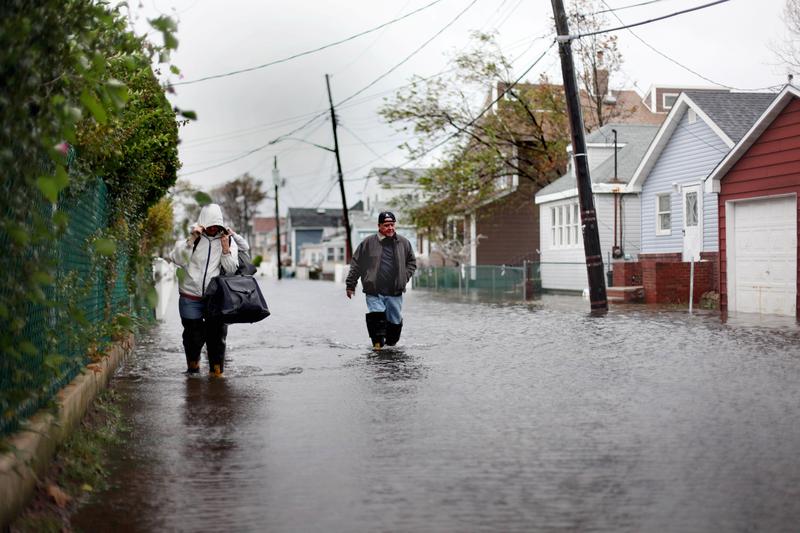 Broad Channel, Queens is one of several neighborhoods in New York City at risk of daily flooding due to rising sea levels. It was hit particularly hard during Sandy (above).