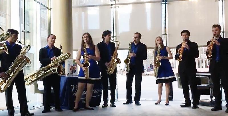 The Eastman Saxophone Project plays selections from Tchaikovsky’s Nutcracker Suite, with a twist.