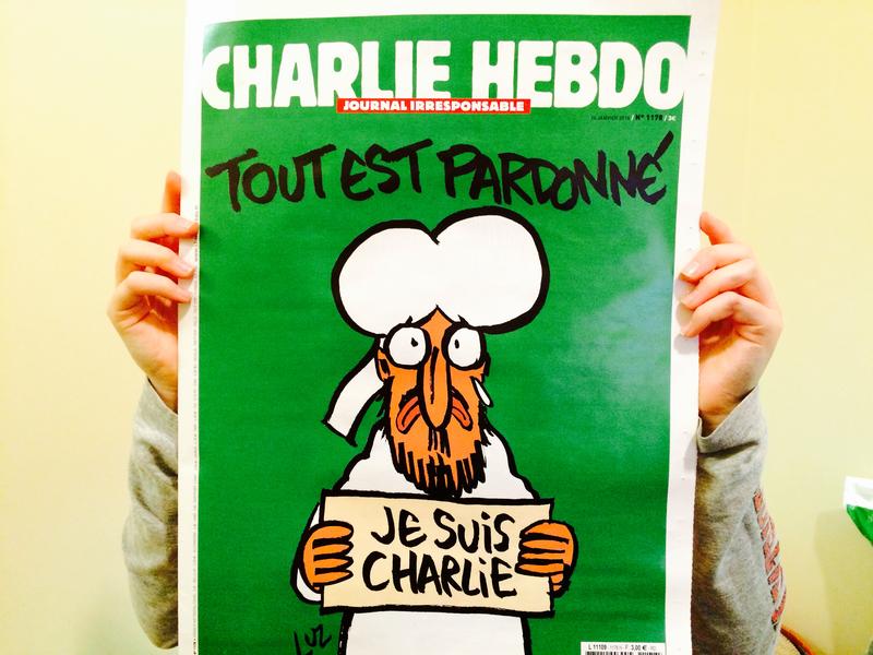 Cover of 1/14/15 issue of "Charlie Hebdo"