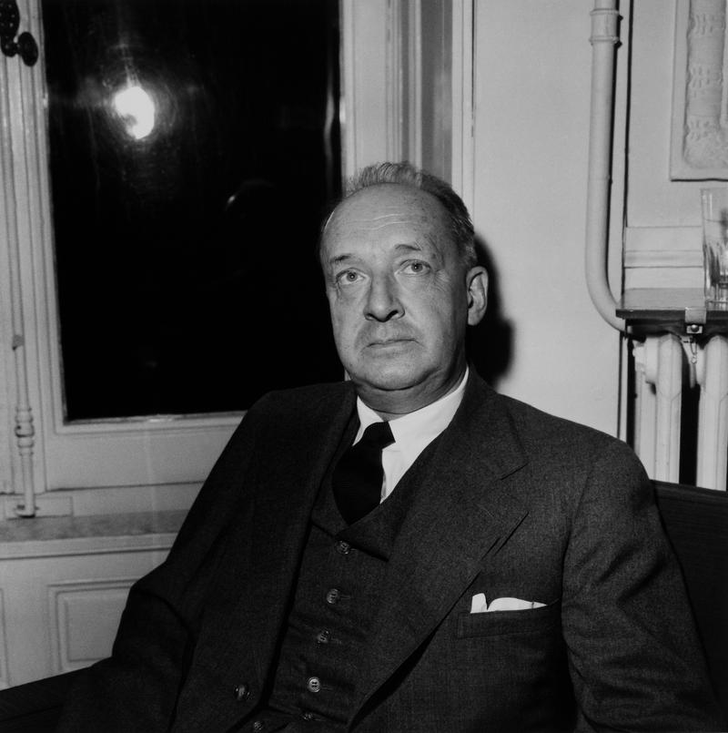 The Russian Writer Vladimir Nabokov In Paris In 1959.