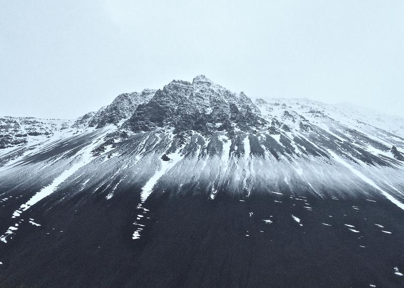Iceland's Hafnarfjall mountain towers over composer Anna Thorvaldsdottir's home village