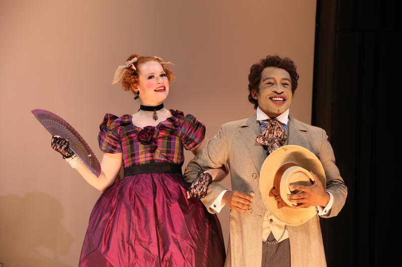 Mary Wiseman and Austin Smith in "An Octoroon" 