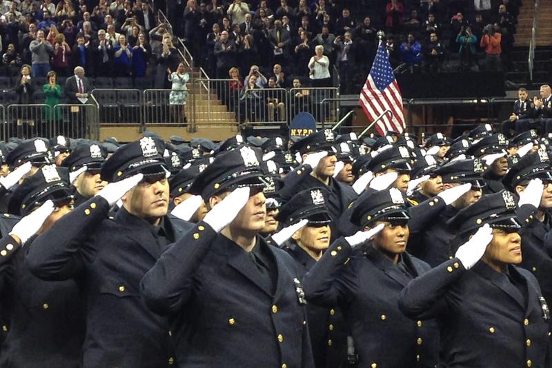 NYPD graduation at Madison Square Garden - December 29, 2014