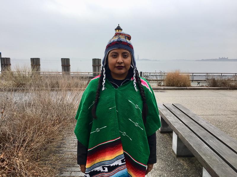 Cata Santiago says she's walking to from New York to Washington D.C. for her parents, who crossed the desert to reach the U.S.