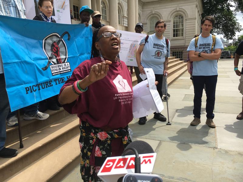 Madeline Flowers is homeless and says no landlords will accept her
 housing voucher.