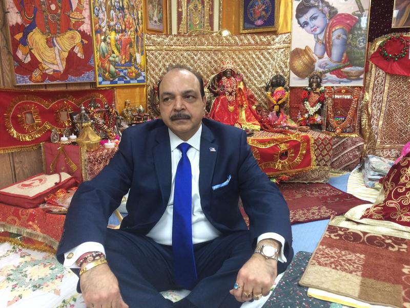 Dave Makkar at his home in Springfield, New Jersey