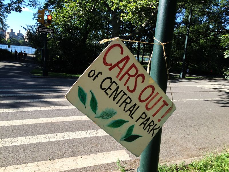 Central Park Now Partially Car Free Transportation Nation WNYC